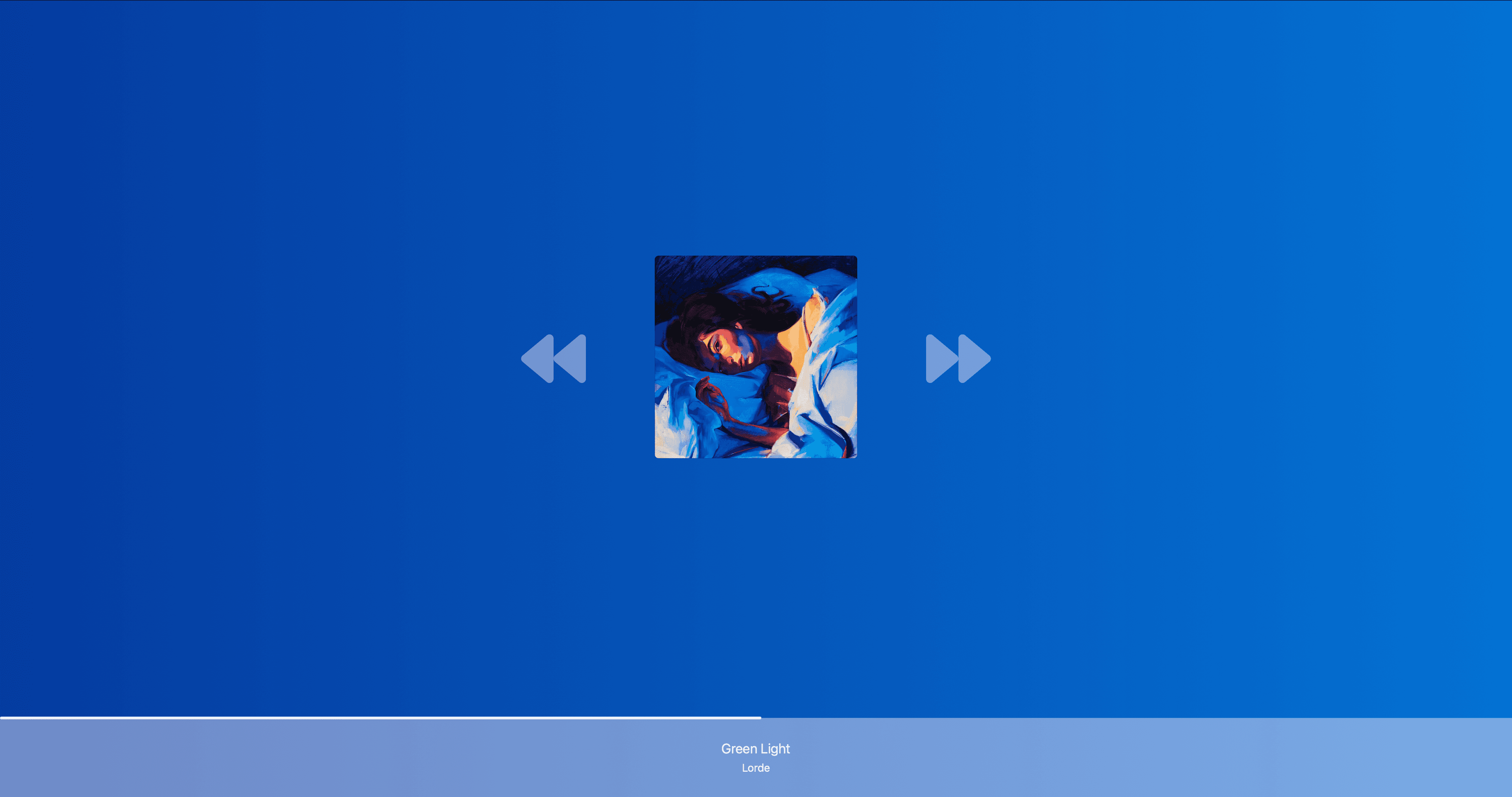 Spotify Music View screenshot